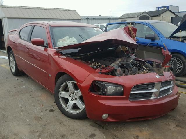 2B3CA3CV5AH193781 - 2010 DODGE CHARGER SX RED photo 1