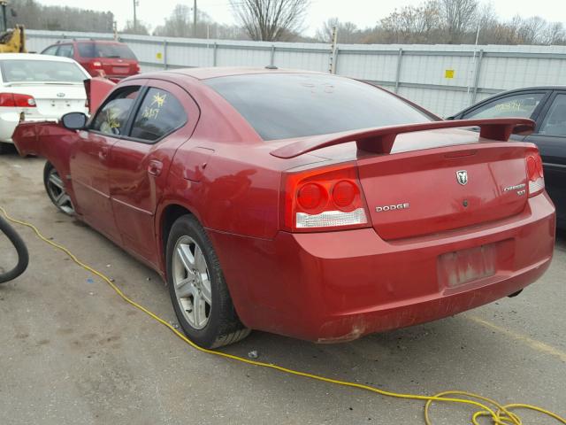 2B3CA3CV5AH193781 - 2010 DODGE CHARGER SX RED photo 3