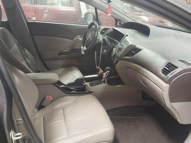 19XFB2F95CE071101 - 2012 HONDA CIVIC EXL GRAY photo 5