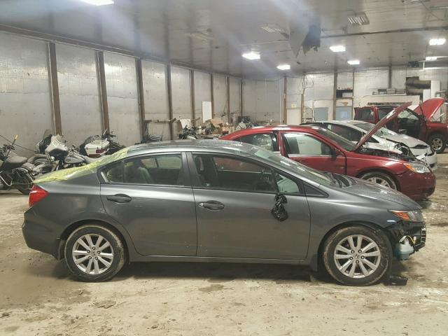 19XFB2F95CE071101 - 2012 HONDA CIVIC EXL GRAY photo 9