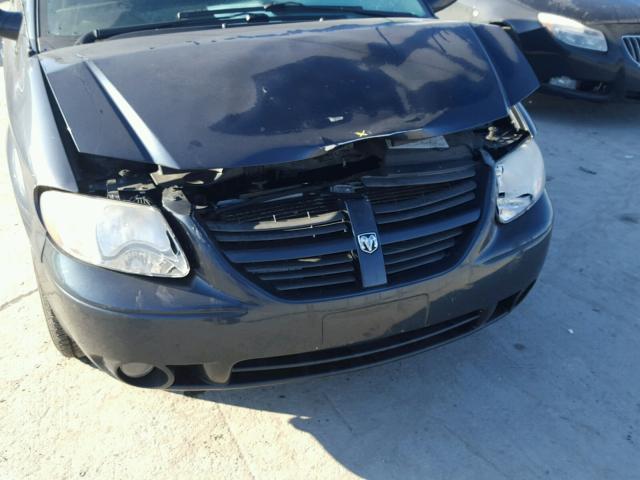 2D4GP44L77R241501 - 2007 DODGE GRAND CARA BLACK photo 9