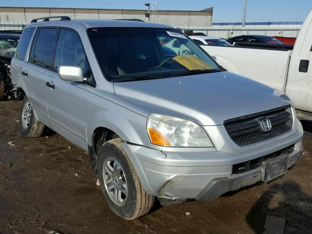 2HKYF18434H612748 - 2004 HONDA PILOT EX SILVER photo 1