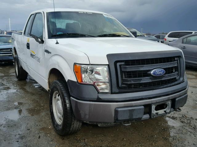 1FTFX1EF1DFB61503 - 2013 FORD F150 SUPER WHITE photo 1