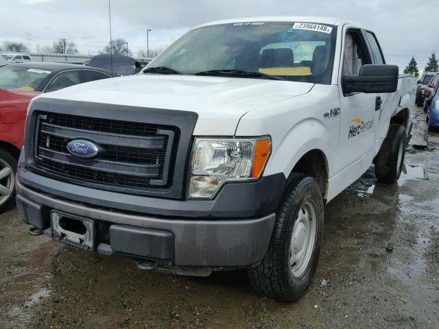 1FTFX1EF1DFB61503 - 2013 FORD F150 SUPER WHITE photo 2