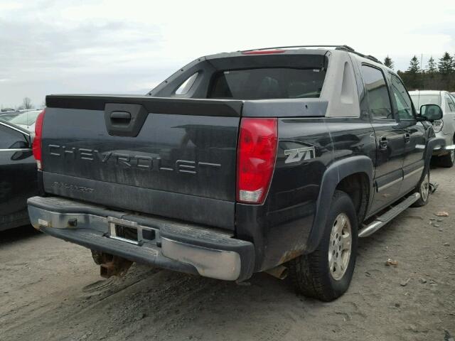 3GNEK12T76G211835 - 2006 CHEVROLET AVALANCHE BLACK photo 4