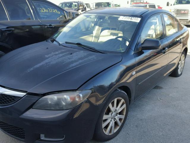 JM1BK32F581785871 - 2008 MAZDA 3 I BLACK photo 2