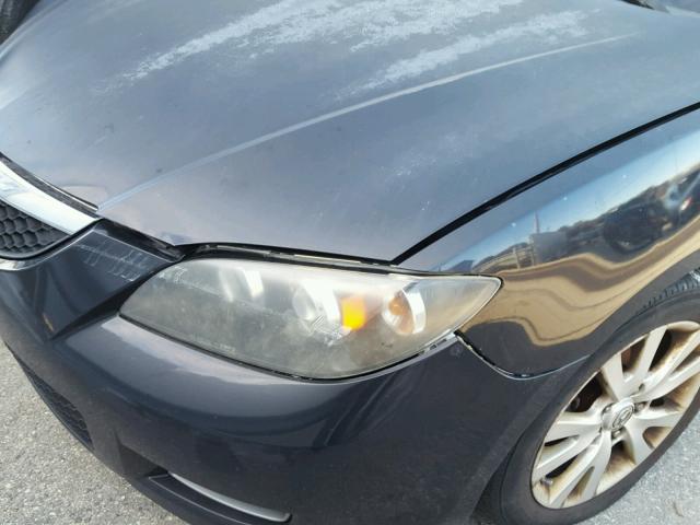 JM1BK32F581785871 - 2008 MAZDA 3 I BLACK photo 9