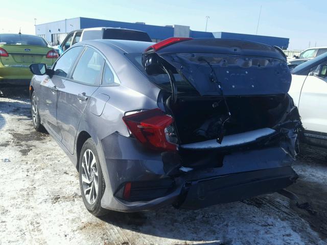 19XFC2F71HE078002 - 2017 HONDA CIVIC EX ნაცრისფერი ფოტო 3