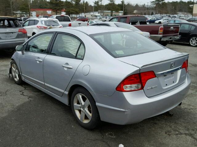 2HGFA16629H531638 - 2009 HONDA CIVIC SILVER photo 3