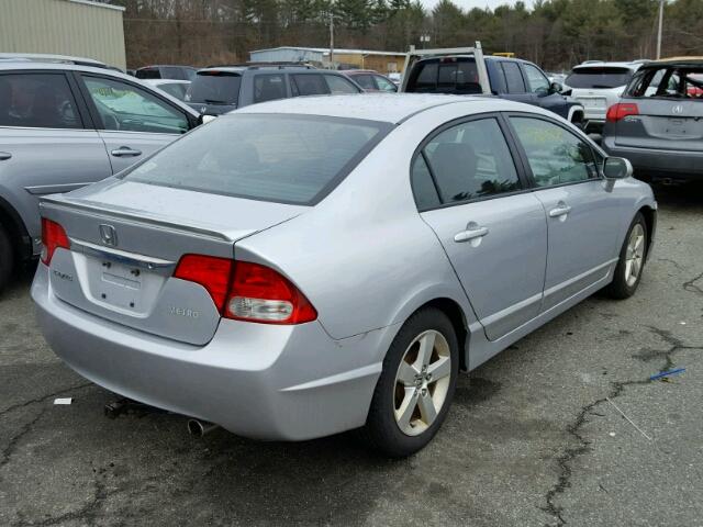 2HGFA16629H531638 - 2009 HONDA CIVIC SILVER photo 4