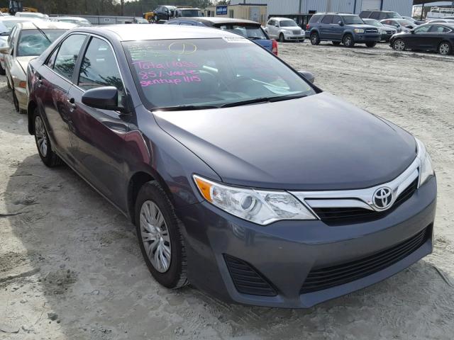 4T1BF1FKXDU266870 - 2013 TOYOTA CAMRY L GRAY photo 1