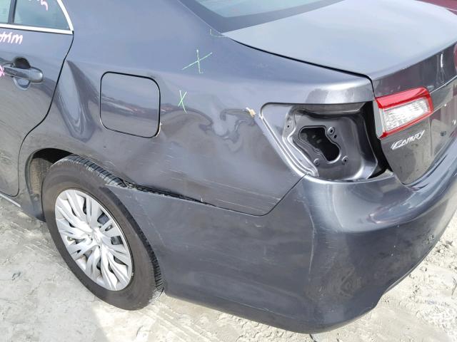 4T1BF1FKXDU266870 - 2013 TOYOTA CAMRY L GRAY photo 9