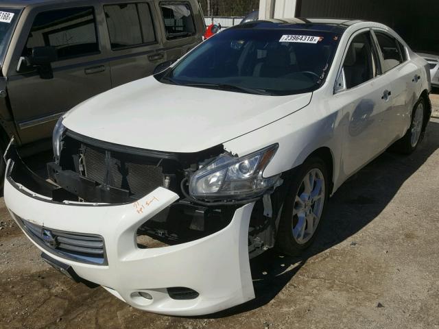 1N4AA5AP9CC869103 - 2012 NISSAN MAXIMA S WHITE photo 2