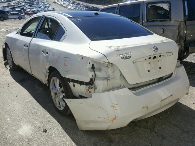 1N4AA5AP9CC869103 - 2012 NISSAN MAXIMA S WHITE photo 3