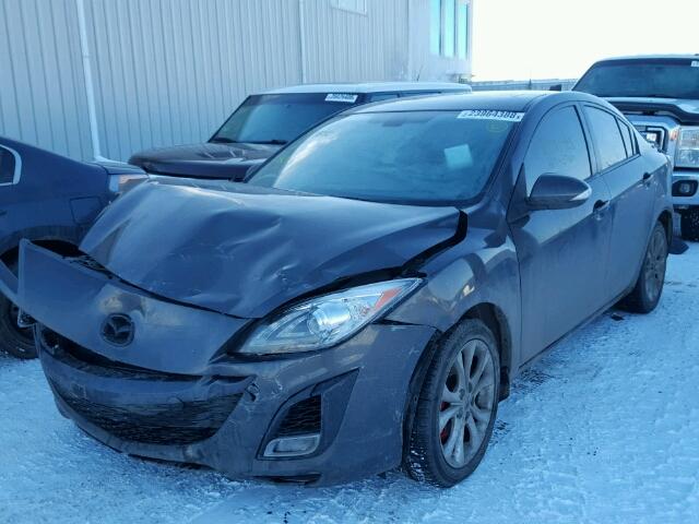 JM1BL1S5XA1208011 - 2010 MAZDA 3 S GRAY photo 2