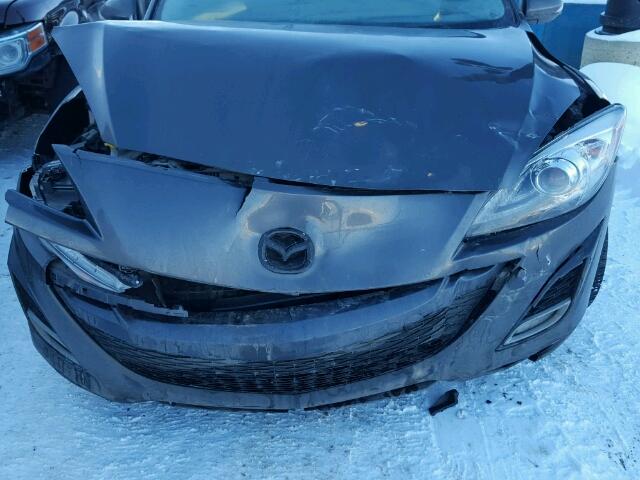 JM1BL1S5XA1208011 - 2010 MAZDA 3 S GRAY photo 9