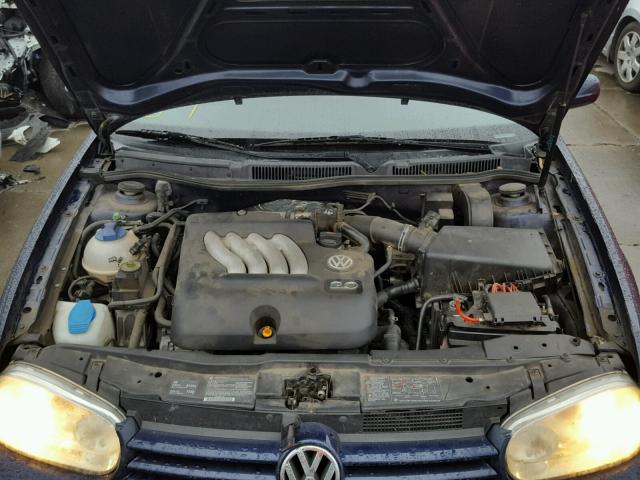 9BWGK61J734067152 - 2003 VOLKSWAGEN GOLF GLS BLUE photo 7