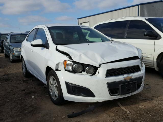 1G1JC5SH4E4213540 - 2014 CHEVROLET SONIC LT WHITE photo 1