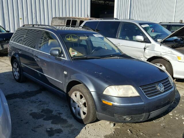 WVWWH63B23E369274 - 2003 VOLKSWAGEN PASSAT GLX GRAY photo 1