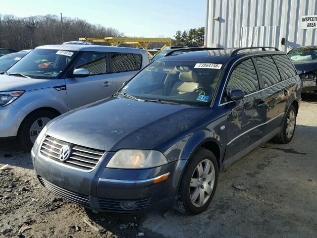 WVWWH63B23E369274 - 2003 VOLKSWAGEN PASSAT GLX GRAY photo 2