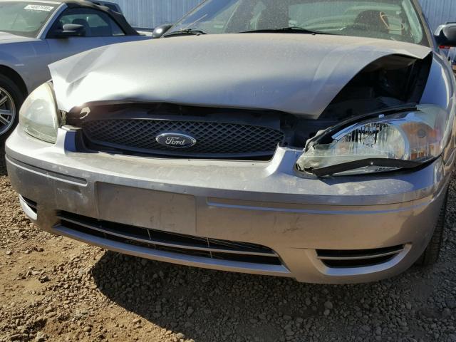 1FAFP53U77A195381 - 2007 FORD TAURUS SE GRAY photo 9