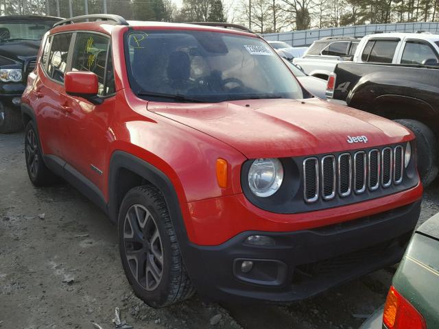 ZACCJABT4FPB41728 - 2015 JEEP RENEGADE L RED photo 1