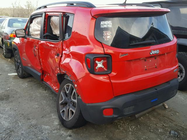 ZACCJABT4FPB41728 - 2015 JEEP RENEGADE L RED photo 10