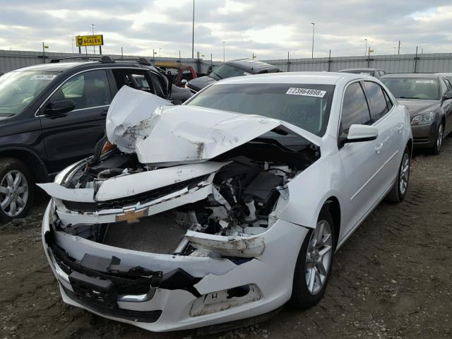 1G11C5SL8FF257423 - 2015 CHEVROLET MALIBU 1LT WHITE photo 2