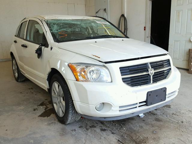 1B3HB48B37D593089 - 2007 DODGE CALIBER SX WHITE photo 1