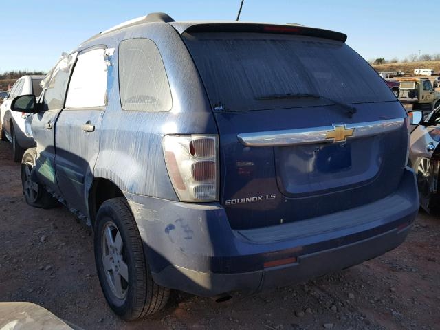 2CNDL23F386061457 - 2008 CHEVROLET EQUINOX LS BLUE photo 3