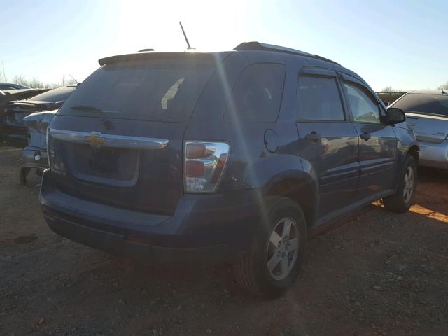 2CNDL23F386061457 - 2008 CHEVROLET EQUINOX LS BLUE photo 4