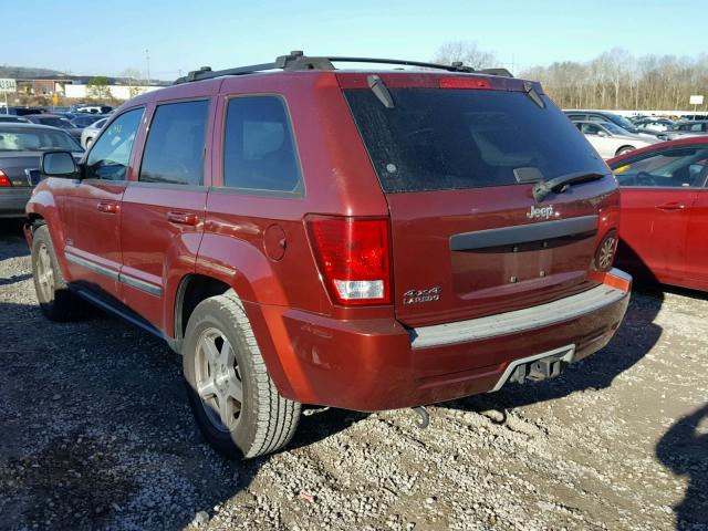 1J8GR48KX7C623029 - 2007 JEEP GRAND CHER RED photo 3