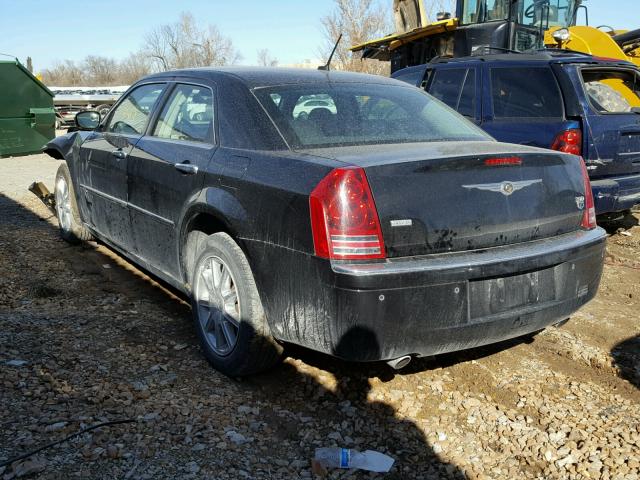 2C3LK63H68H186179 - 2008 CHRYSLER 300C BLACK photo 3