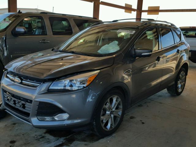 1FMCU0J98EUE57763 - 2014 FORD ESCAPE TIT GRAY photo 2