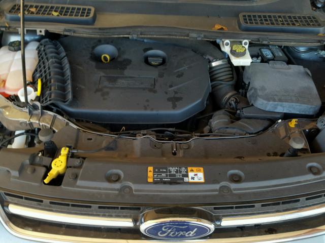 1FMCU0J98EUE57763 - 2014 FORD ESCAPE TIT GRAY photo 7