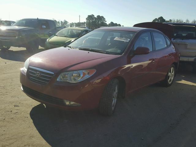 KMHDU46D19U793060 - 2009 HYUNDAI ELANTRA GL BURGUNDY photo 2