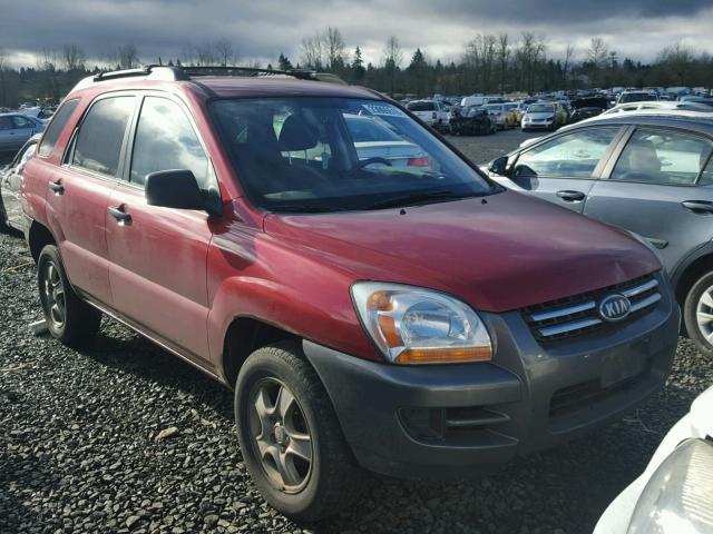 KNDJF724287496790 - 2008 KIA SPORTAGE L RED photo 1