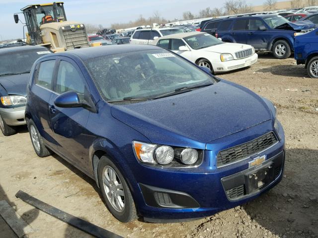 1G1JC6SBXD4129223 - 2013 CHEVROLET SONIC LT BLUE photo 1