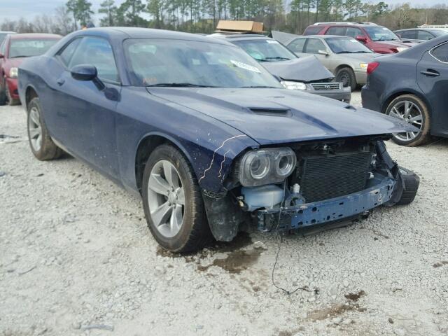 2C3CDZAG0FH894835 - 2015 DODGE CHALLENGER BLUE photo 1