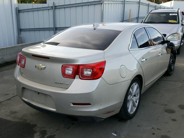 1G11F5SLXFF160506 - 2015 CHEVROLET MALIBU LTZ TAN photo 4