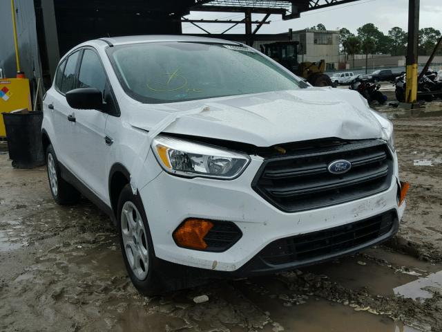 1FMCU0F74HUE65161 - 2017 FORD ESCAPE S WHITE photo 1