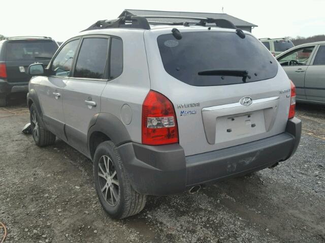 KM8JN12DX5U147739 - 2005 HYUNDAI TUCSON GLS SILVER photo 3