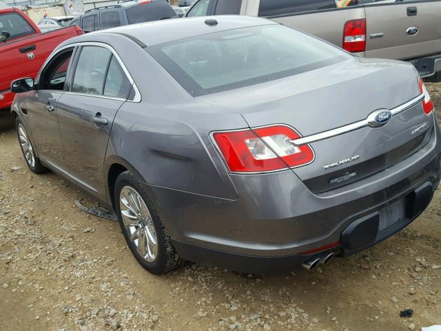 1FAHP2FW8CG131149 - 2012 FORD TAURUS LIM GRAY photo 3