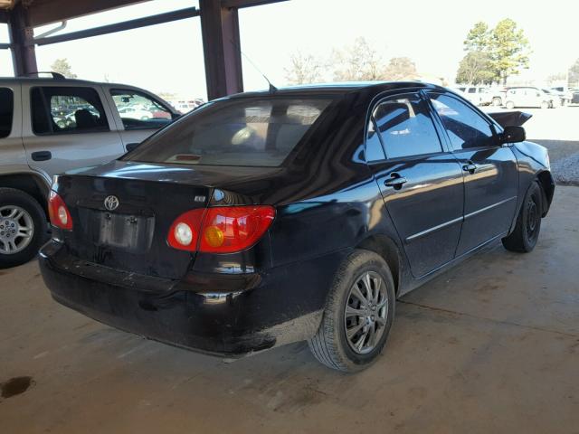 JTDBR32E930027730 - 2003 TOYOTA COROLLA CE BLACK photo 4