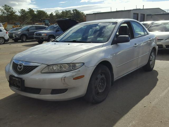 1YVFP80C755M62817 - 2005 MAZDA 6 I SILVER photo 2