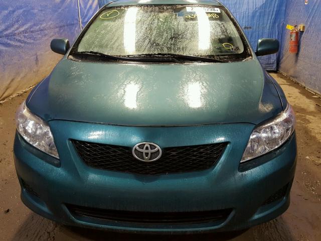 JTDBU4EE8A9107691 - 2010 TOYOTA COROLLA BA GREEN photo 9