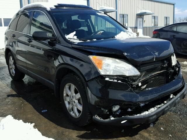 JHLRE48537C116434 - 2007 HONDA CR-V EX BLACK photo 1