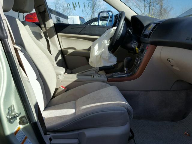 4S4BP61C857380876 - 2005 SUBARU LEGACY OUT TAN photo 5