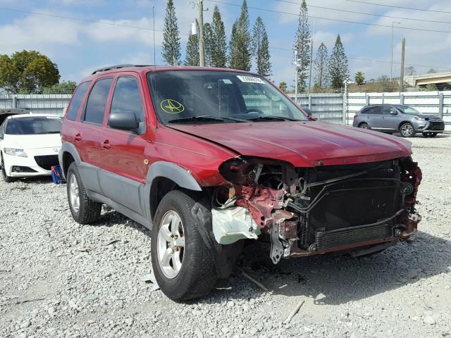 4F2YZ02Z76KM27614 - 2006 MAZDA TRIBUTE I BURGUNDY photo 1