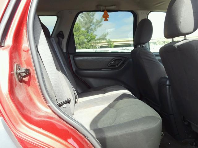 4F2YZ02Z76KM27614 - 2006 MAZDA TRIBUTE I BURGUNDY photo 6